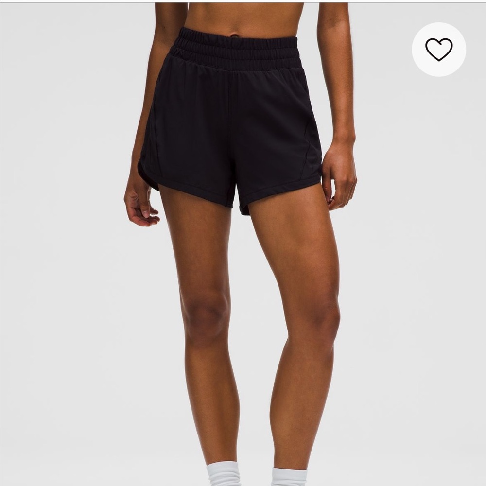 Lululemon Track That Shorts 5" In black size 6